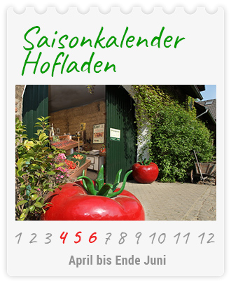 Saisonkalender Hofladen Bergerhof Köln