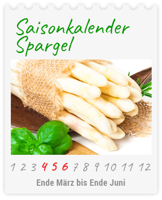 Saisonkalender Spargel