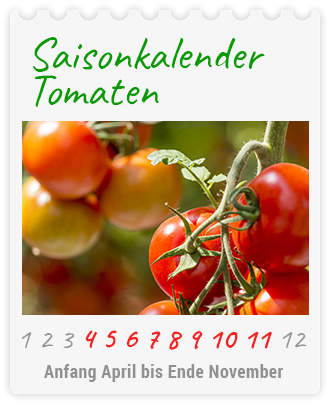 Saisonkalender Tomaten